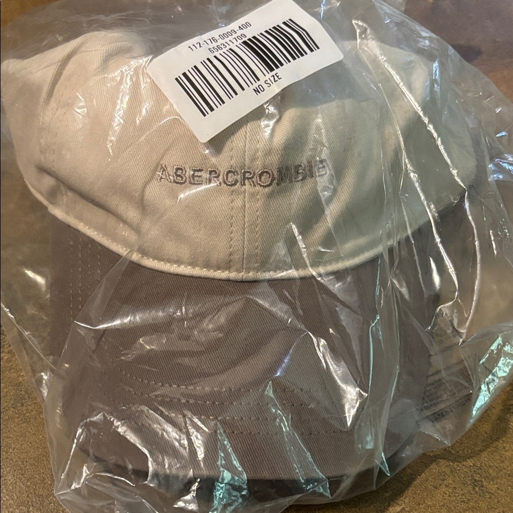 Abercrombie & Fitch Tan Baseball Cap